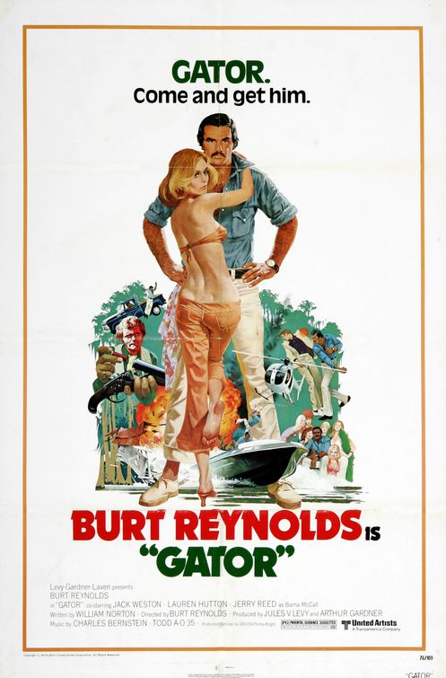 the movie poster: Gator (1976)