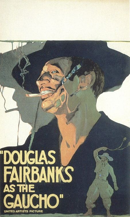 the movie poster: The Gaucho (1927)