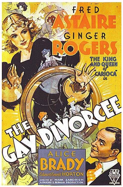 the movie poster: The Gay Divorcee (1934)