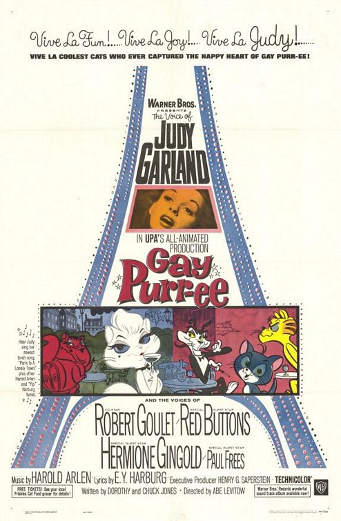 the movie poster: Gay Purr-ee (1962)