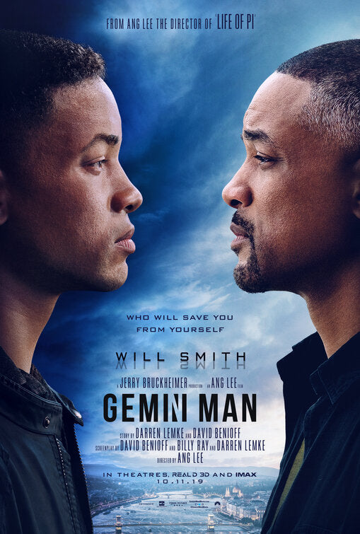1000 piece jigsaw puzzle for the movie poster: Gemini Man (2019)