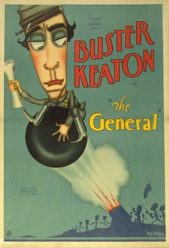 1000 piece jigsaw puzzle for the movie poster: The General (1926)