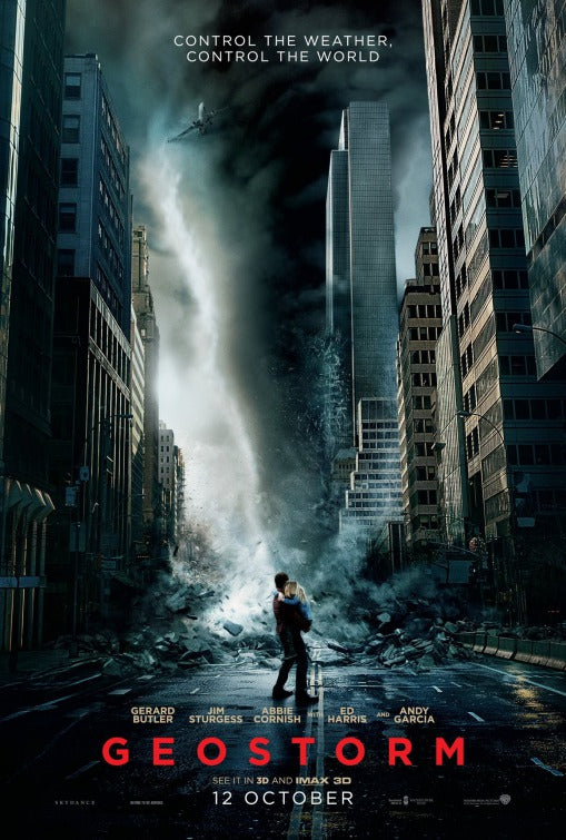 1000 piece jigsaw puzzle for the movie poster: Geostorm (2017) ver2
