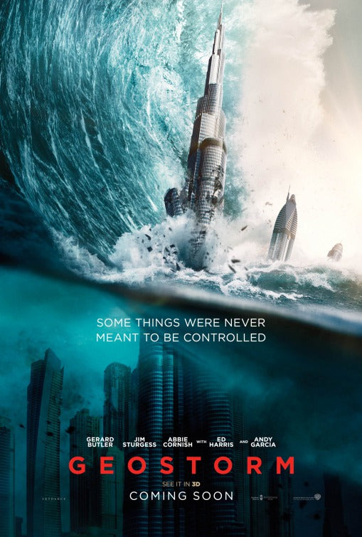 1000 piece jigsaw puzzle for the movie poster: Geostorm (2017) ver3