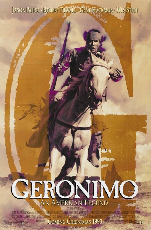 the movie poster: Geronimo: An American legend (1993) ver2