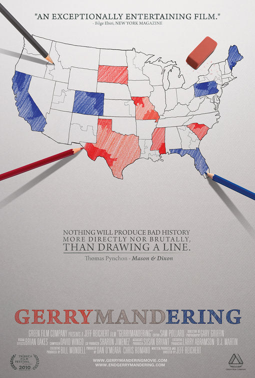 1000 piece jigsaw puzzle for the movie poster: Gerrymandering (2010)