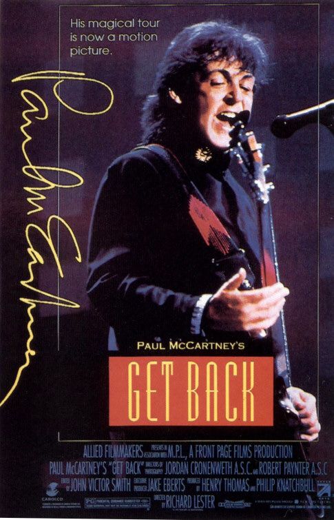 the movie poster: Get Back (1991)
