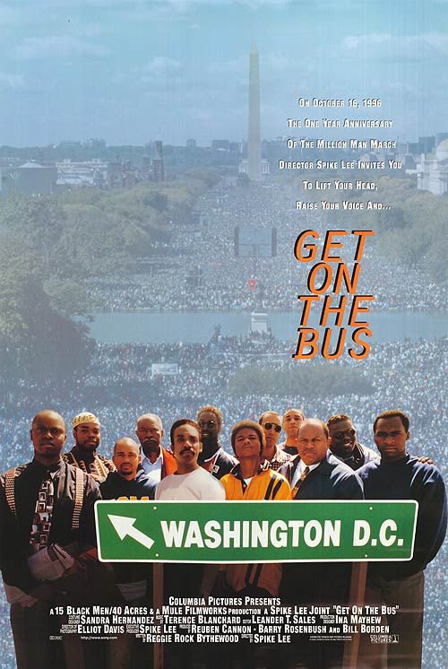 the movie poster: Get On The Bus (1996)