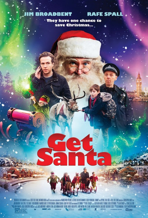 1000 piece jigsaw puzzle for the movie poster: Get Santa (2014)