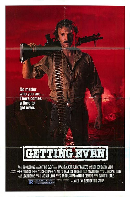 1000 piece jigsaw puzzle for the movie poster: Getting Even (1986)