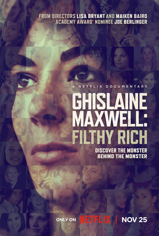 1000 piece jigsaw puzzle for the movie poster: Ghislaine Maxwell: Filthy Rich (2022)