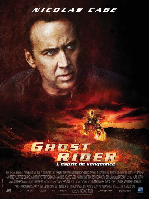 1000 piece jigsaw puzzle for the movie poster: Ghost Rider: Spirit of Vengeance (2012) ver3
