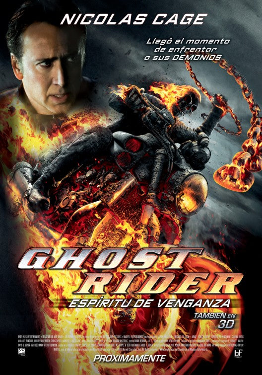 1000 piece jigsaw puzzle for the movie poster: Ghost Rider: Spirit of Vengeance (2012) ver5