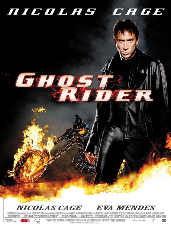 the movie poster: Ghost Rider (2007) ver5