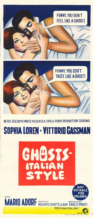 the movie poster: Ghosts - Italian Style (1969) ver2