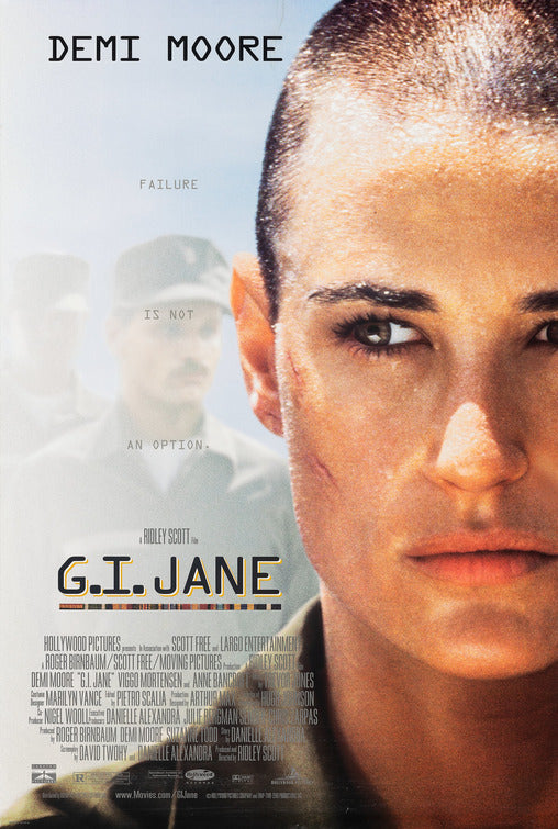 the movie poster: G.I. Jane (1997) ver1