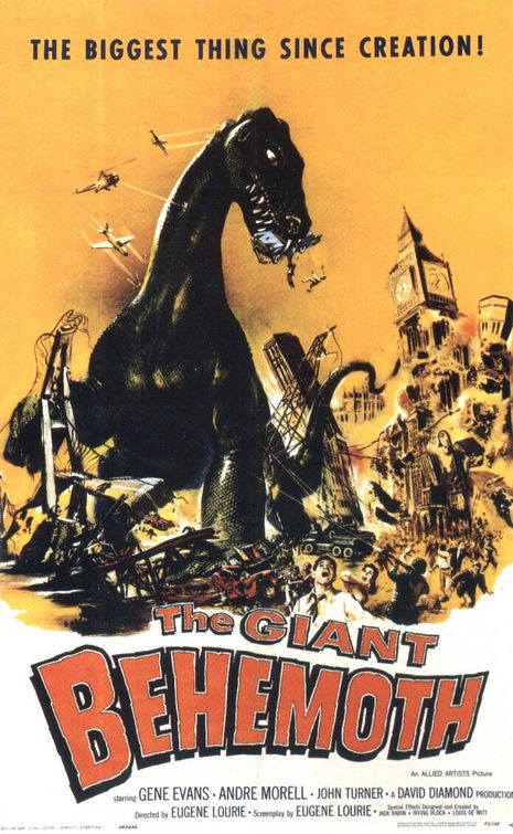 the movie poster: The Giant Behemoth (1959)