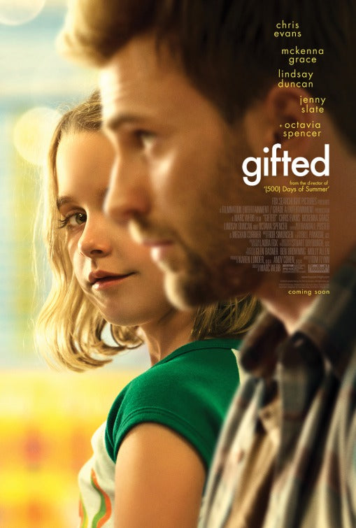 1000 piece jigsaw puzzle for the movie poster: Gifted (2017)