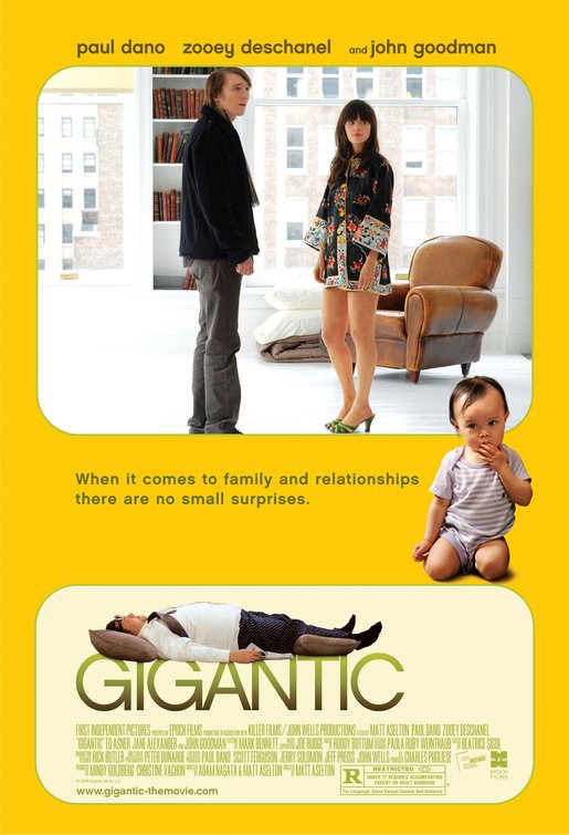 the movie poster: Gigantic (2009)