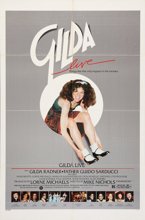 1000 piece jigsaw puzzle for the movie poster: Gilda Live (1980)