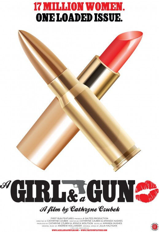 1000 piece jigsaw puzzle for the movie poster: A Girl and a Gun (2013)