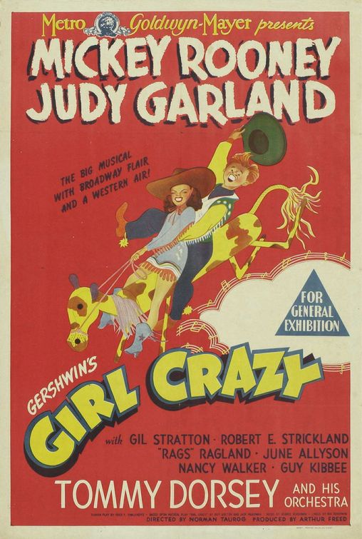 the movie poster: Girl Crazy (1943)