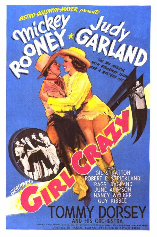 the movie poster: Girl Crazy (1943) ver2