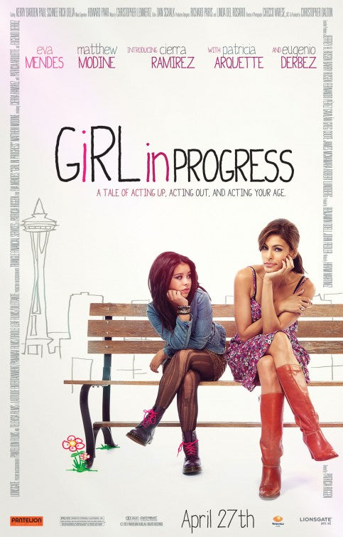 1000 piece jigsaw puzzle for the movie poster: Girl in Progress (2012)
