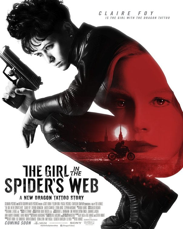 1000 piece jigsaw puzzle for the movie poster: The Girl in the Spider's Web (2018) ver3
