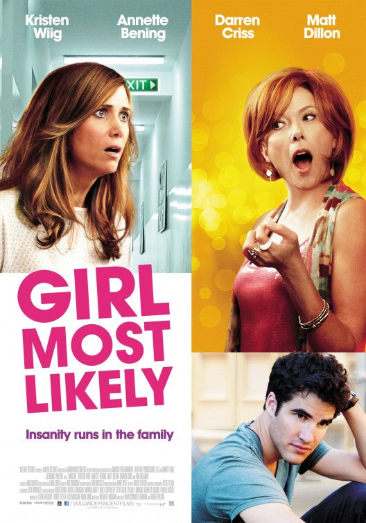 1000 piece jigsaw puzzle for the movie poster: Girl Most Likely (2013)