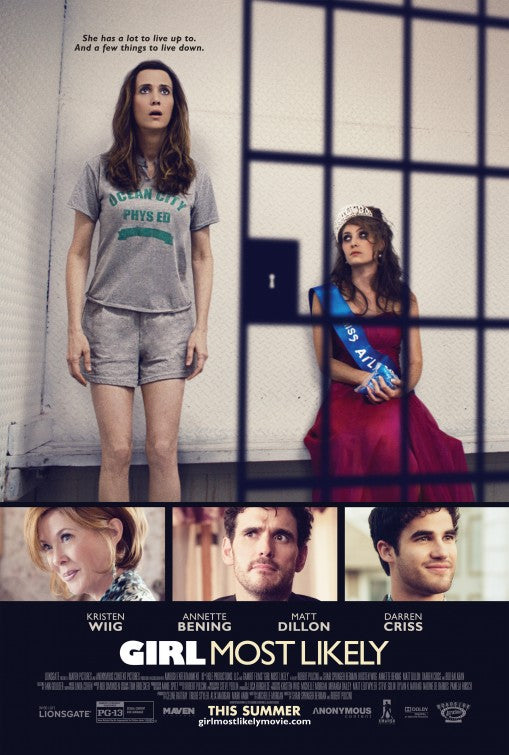 1000 piece jigsaw puzzle for the movie poster: Girl Most Likely (2013) ver2