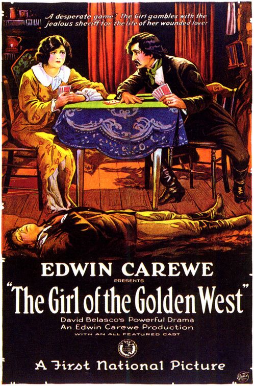 the movie poster: The Girl of the Golden West (1923)