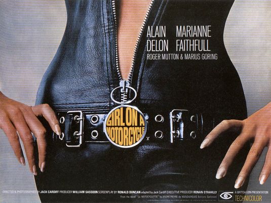 the movie poster: The Girl on a Motorcycle (1968)