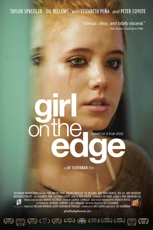 1000 piece jigsaw puzzle for the movie poster: Girl on the Edge (2015)