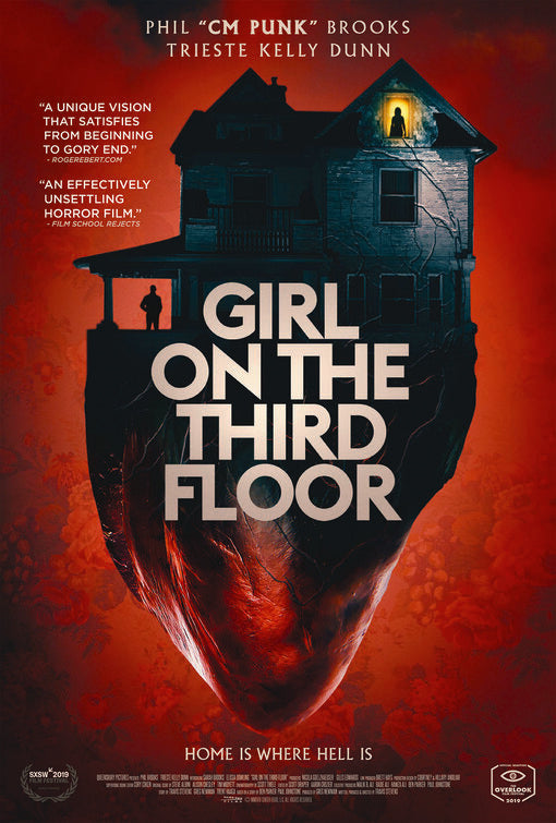 1000 piece jigsaw puzzle for the movie poster: Girl on the Third Floor (2019)