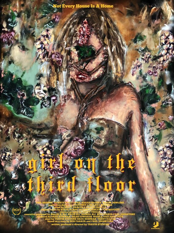 1000 piece jigsaw puzzle for the movie poster: Girl on the Third Floor (2019) ver2