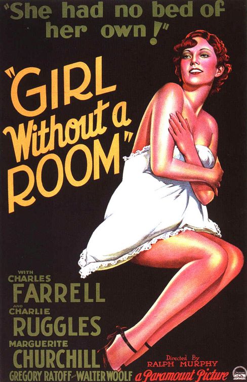 the movie poster: Girl Without a Room (1933)