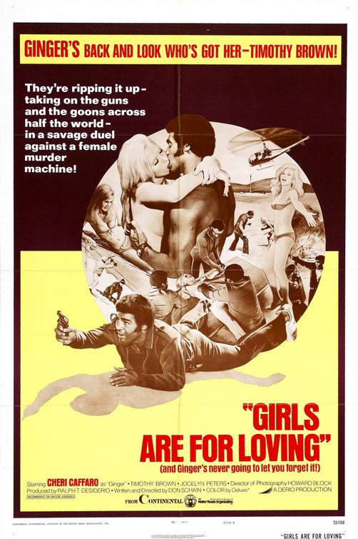 the movie poster: Girls Are for Loving (1973)