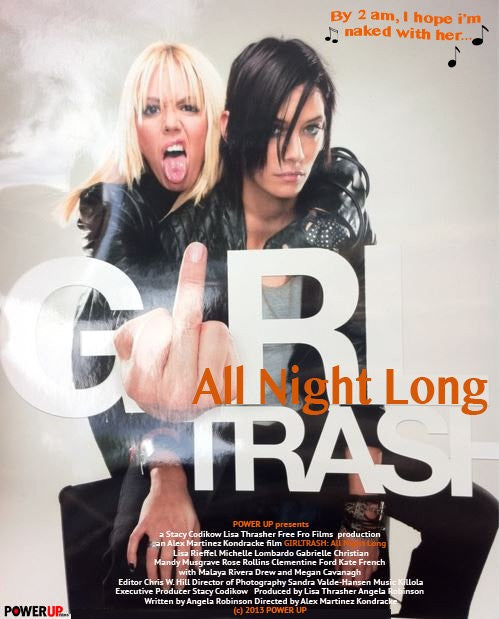 1000 piece jigsaw puzzle for the movie poster: Girltrash: All Night Long (2013)