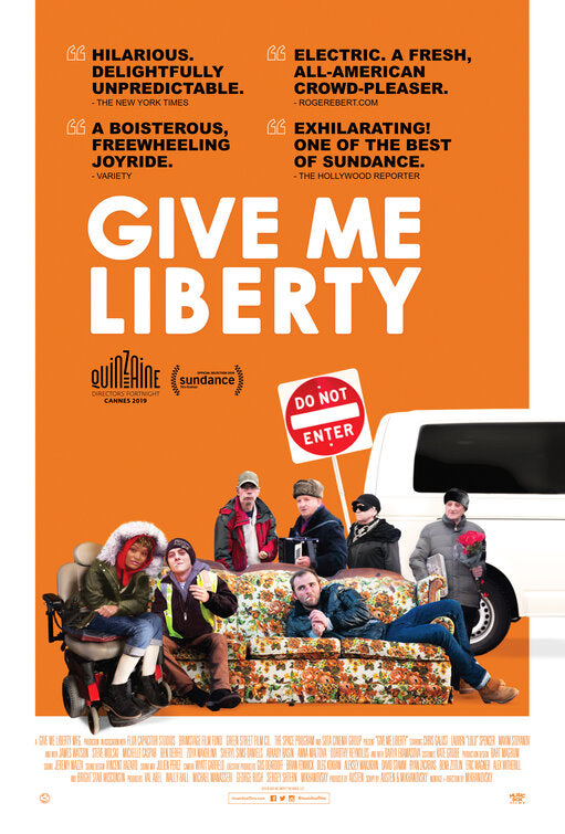 1000 piece jigsaw puzzle for the movie poster: Give Me Liberty (2019)