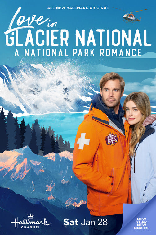 1000 piece jigsaw puzzle for the movie poster:     Love in Glacier National: A National Park Romance (2023)