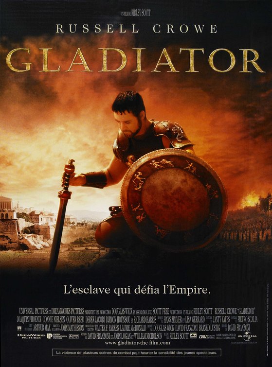 1000 piece jigsaw puzzle for the movie poster: Gladiator (2000) ver3