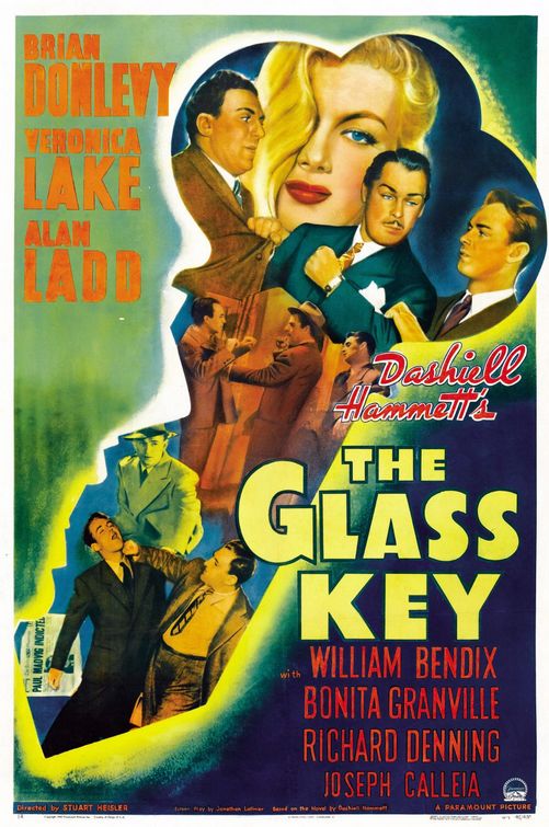the movie poster: The Glass Key (1942) ver2
