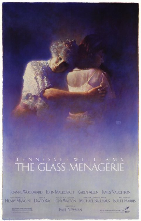 1000 piece jigsaw puzzle for the movie poster: The Glass Menagerie (1987)