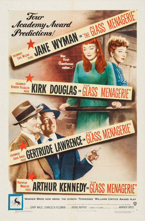 1000 piece jigsaw puzzle for the movie poster: The Glass Menagerie (1950)