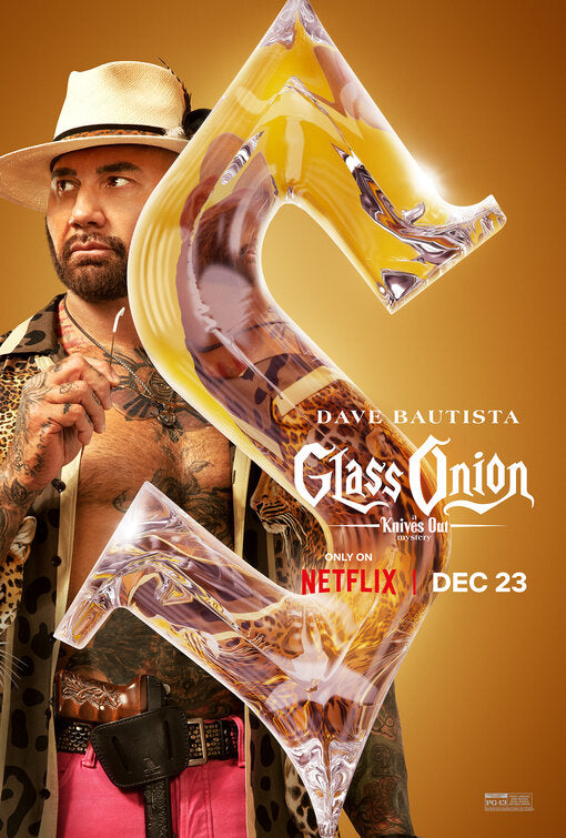 1000 piece jigsaw puzzle for the movie poster: Glass Onion: A Knives Out Mystery (2022) ver15