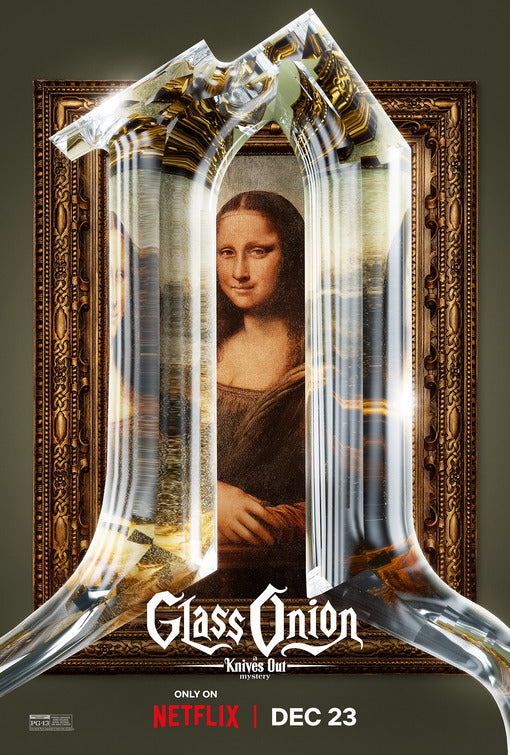 1000 piece jigsaw puzzle for the movie poster: Glass Onion: A Knives Out Mystery (2022) ver21
