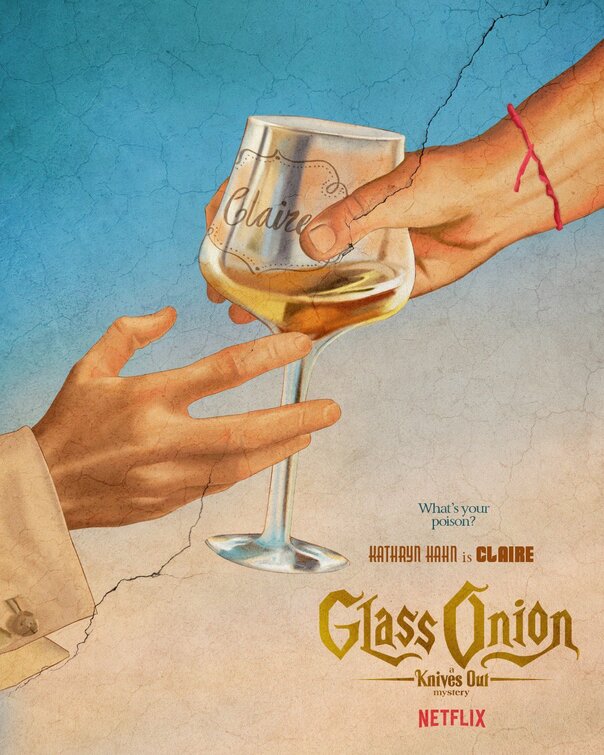 1000 piece jigsaw puzzle for the movie poster: Glass Onion: A Knives Out Mystery (2022) ver23