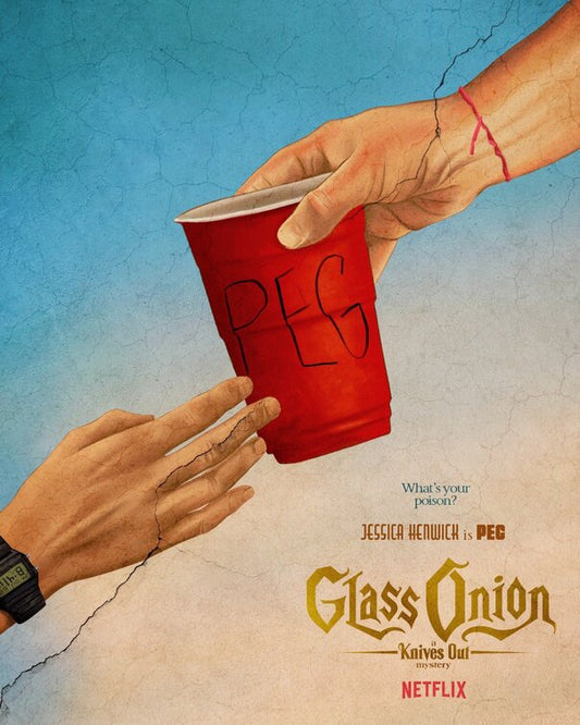 1000 piece jigsaw puzzle for the movie poster: Glass Onion: A Knives Out Mystery (2022) ver26