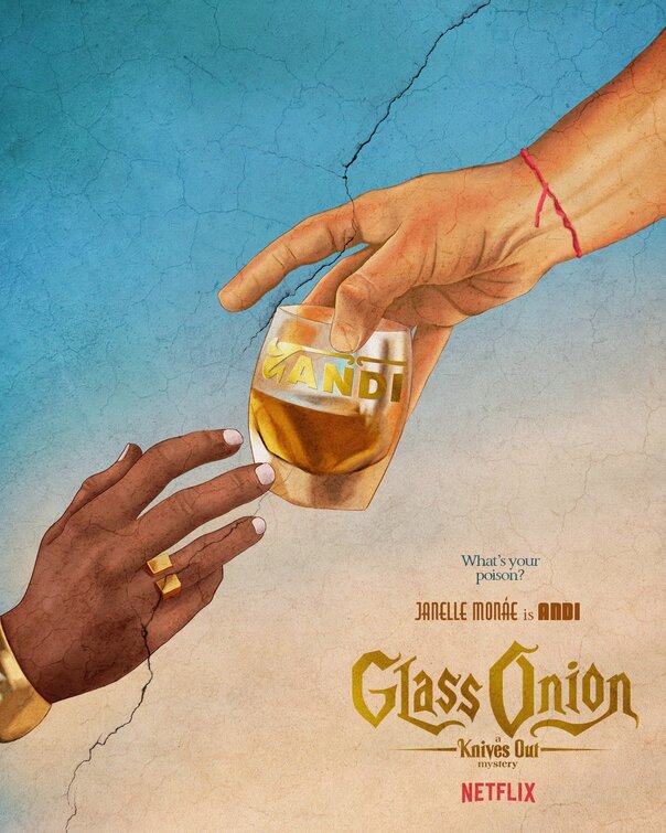 1000 piece jigsaw puzzle for the movie poster: Glass Onion: A Knives Out Mystery (2022) ver29